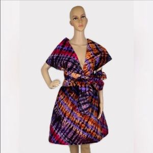 African Print Ankara Infinity Midi Dress